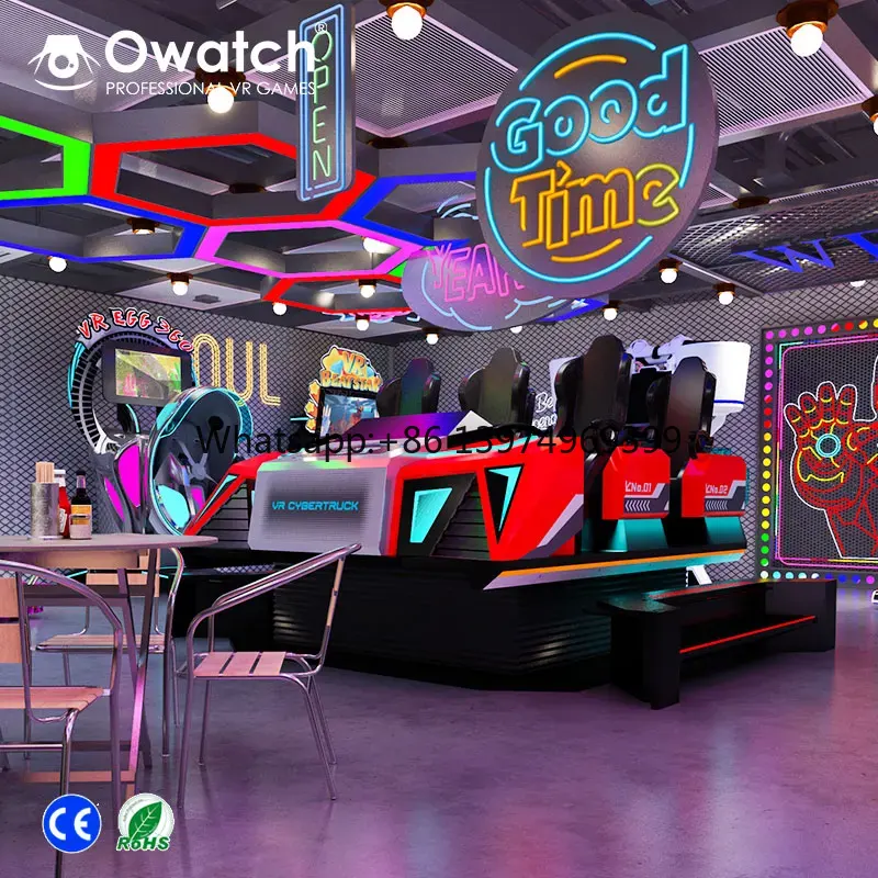 Arcade Machine Profit - Высококачественный 6-местный VR-симулятор с высокой стабильностью,